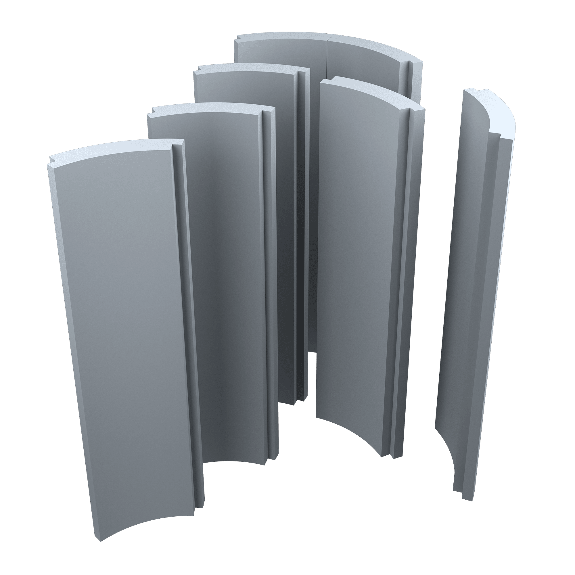 Экструзионный пенополистирол (XPS) Полуцилиндры SOLID