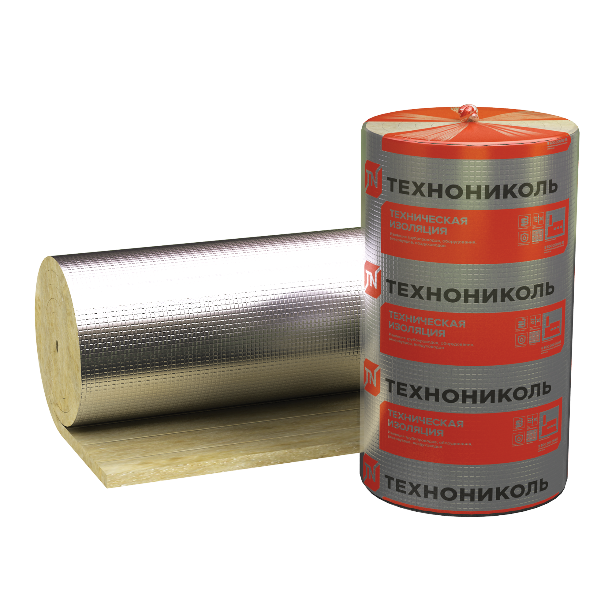 ОГНЕЗАЩИТА И ТЕХНИЧЕСКАЯ ИЗОЛЯЦИЯ НА ОСНОВЕ КАМЕННОЙ ВАТЫ Мат ламельный ТЕХНО 35