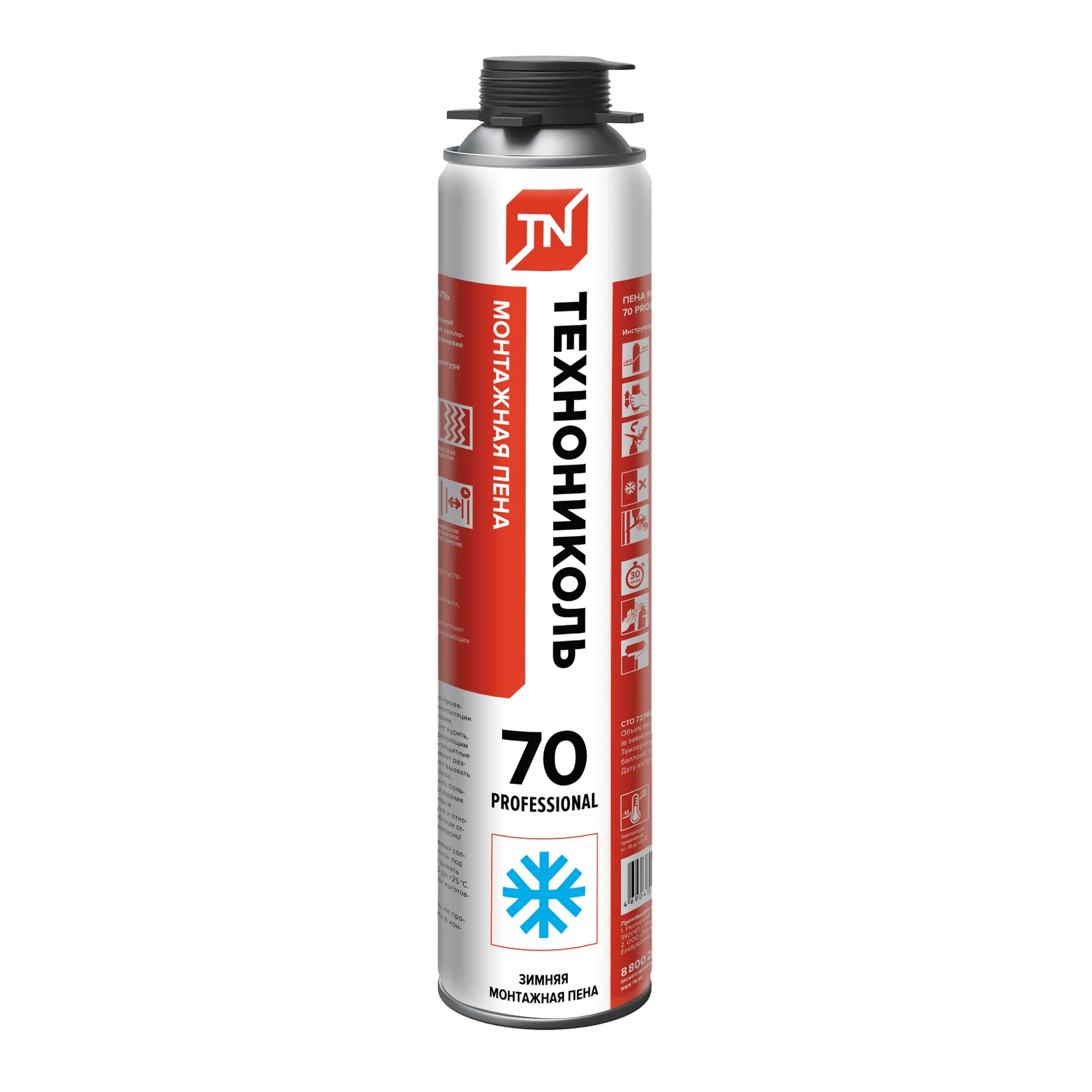 Монтажная пена Пена монтажная ТЕХНОНИКОЛЬ 70 PROFESSIONAL (ПРОФЕССИОНАЛЬНАЯ) зимняя