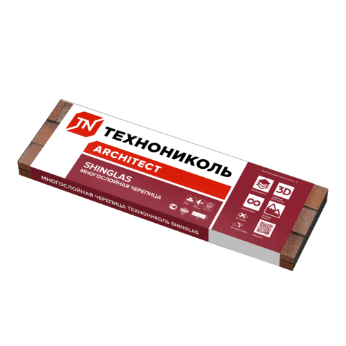 Коллекция «ДЖАЗ» Многослойная черепица ТЕХНОНИКОЛЬ SHINGLAS