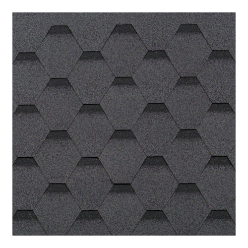 Гибкая черепица ROOFMAST, "СОНАТА", Базальт