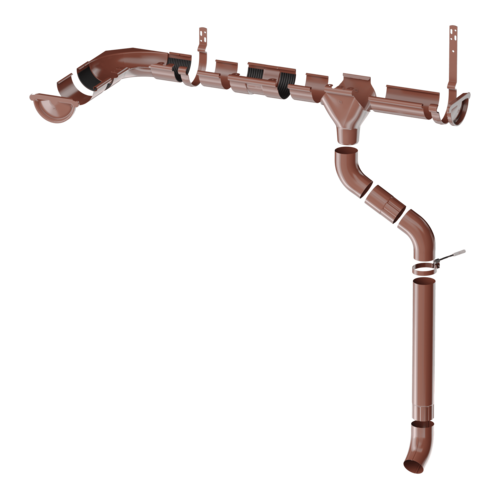 Металлическая водосточная система ∅ 125/90 ТЕХНОНИКОЛЬ