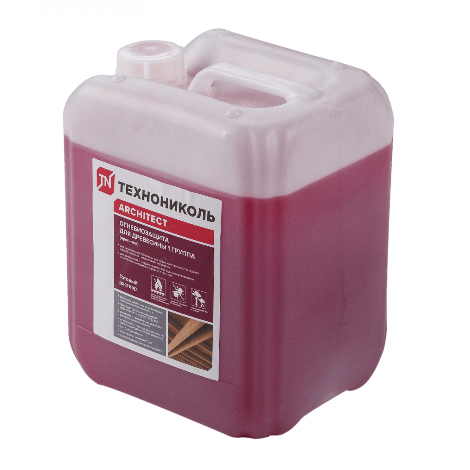 Огнебиозащита для древесины ТЕХНОНИКОЛЬ