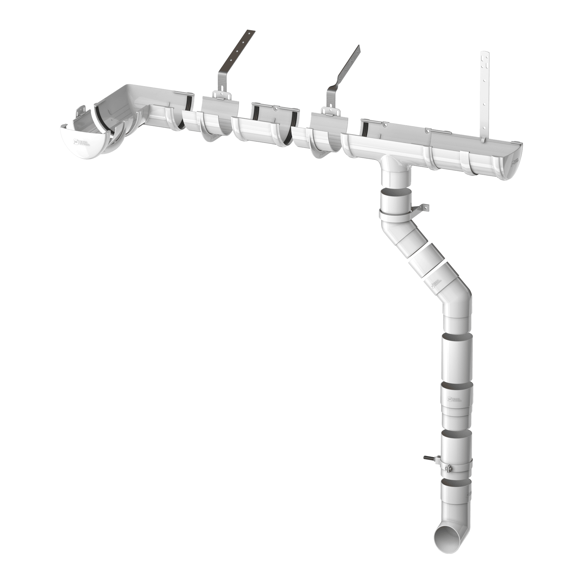 Пластиковая водосточная система ∅ 125/82 ТЕХНОНИКОЛЬ