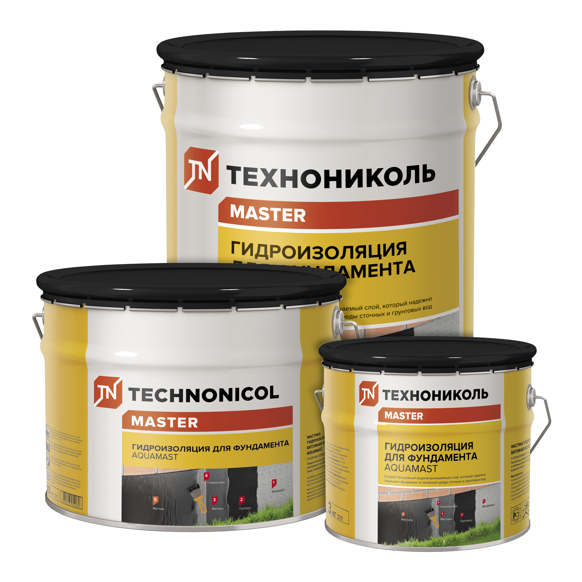 Мастика гидроизоляционная битумная холодная AquaMast