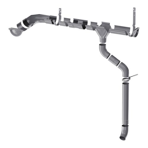 Металлическая водосточная система ∅ 125/90 ТЕХНОНИКОЛЬ