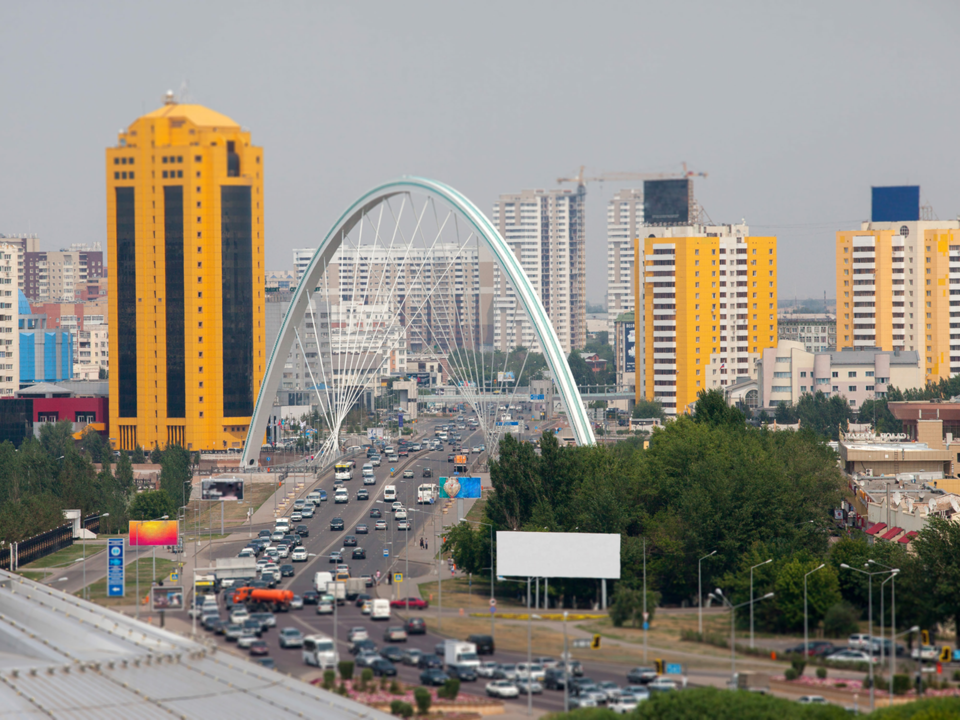 Мост Караоткель через реку Ишим