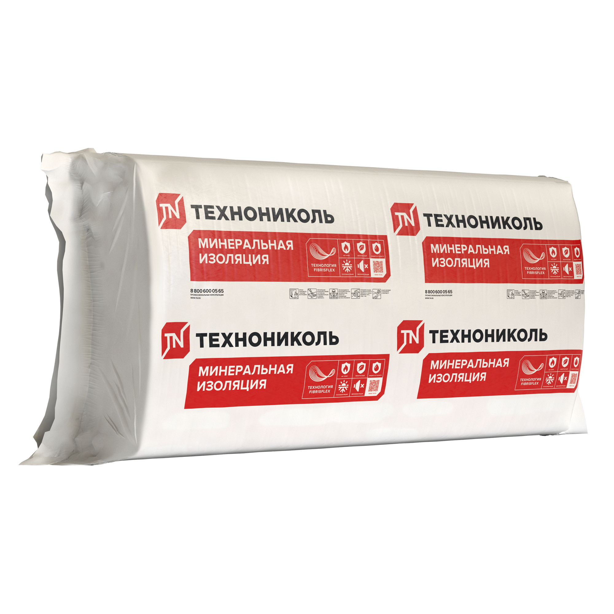 МИНЕРАЛЬНАЯ ИЗОЛЯЦИЯ НА ОСНОВЕ СТЕКЛОВОЛОКНА ТЕХНОНИКОЛЬ ФАСАД ПРОФ