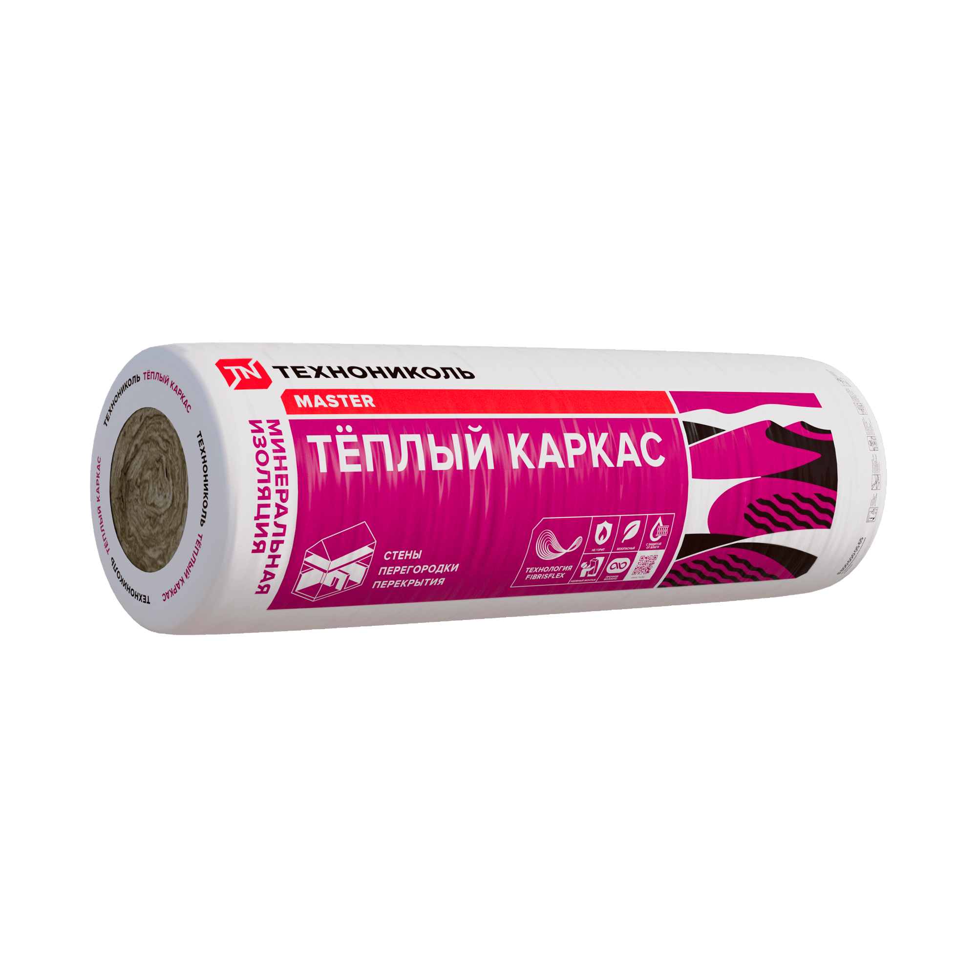 ТЕХНОНИКОЛЬ Тёплый каркас МИНЕРАЛЬНАЯ ИЗОЛЯЦИЯ НА ОСНОВЕ СТЕКЛОВОЛОКНА
