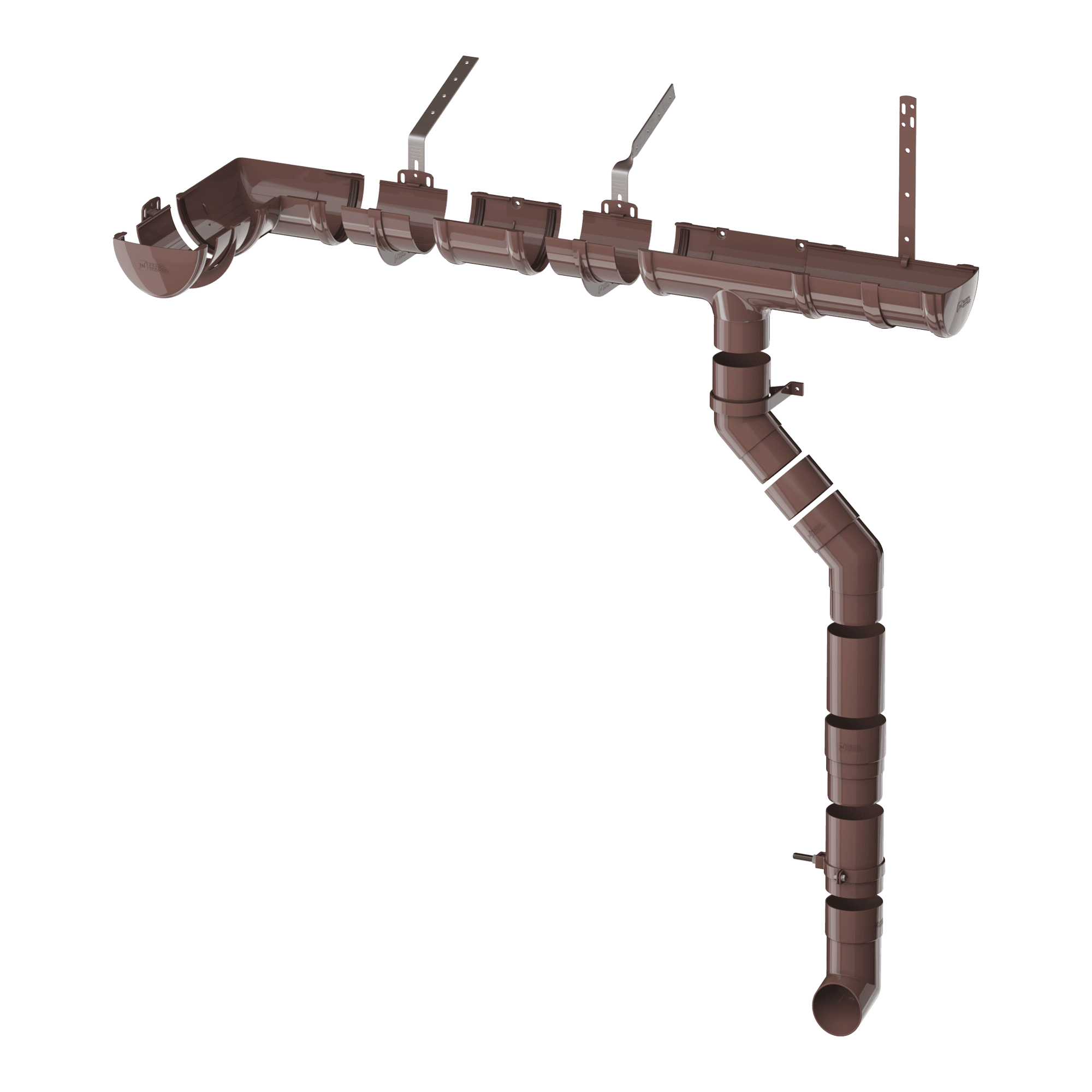 Пластиковая водосточная система ∅ 125/82 ТЕХНОНИКОЛЬ