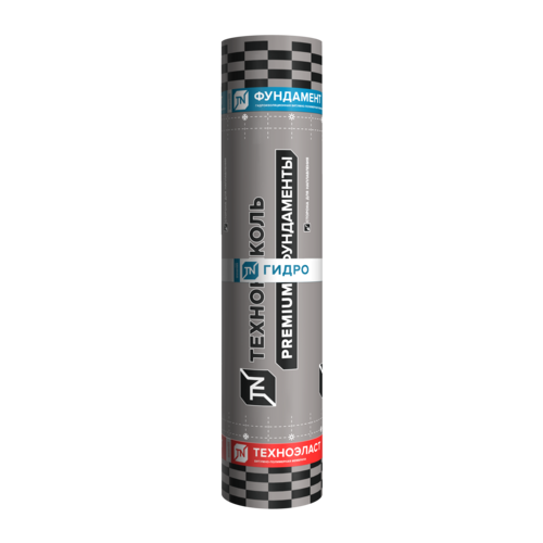 Битумно-полимерный гидроизоляционный материал ТЕХНОЭЛАСТ ФУНДАМЕНТ ГИДРО