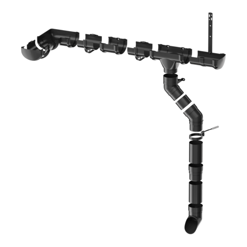 Пластиковая водосточная система ∅ 125/82 ТЕХНОНИКОЛЬ