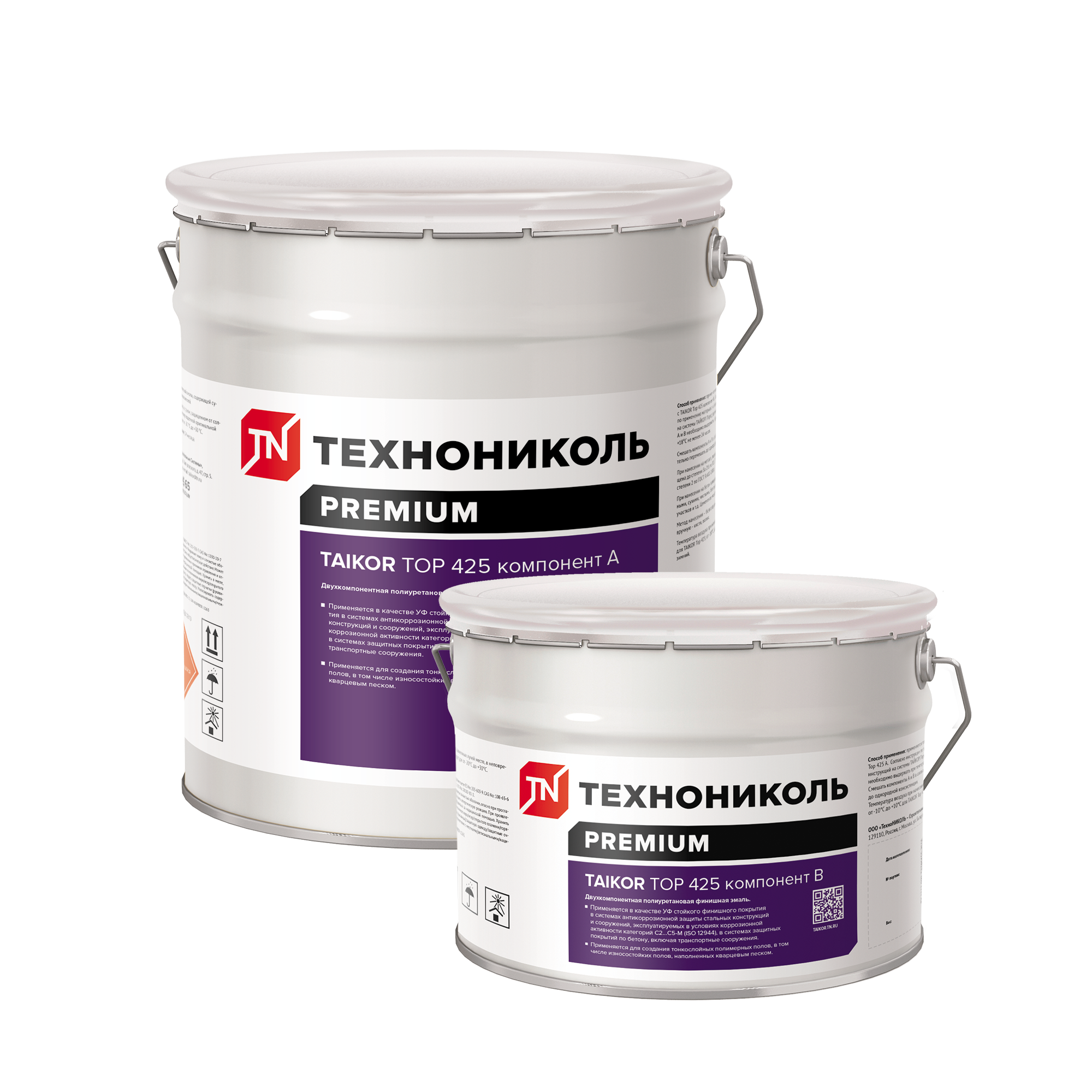 Эмаль полиуретановая финишная TAIKOR Top 425 / ТАЙКОР Топ 425