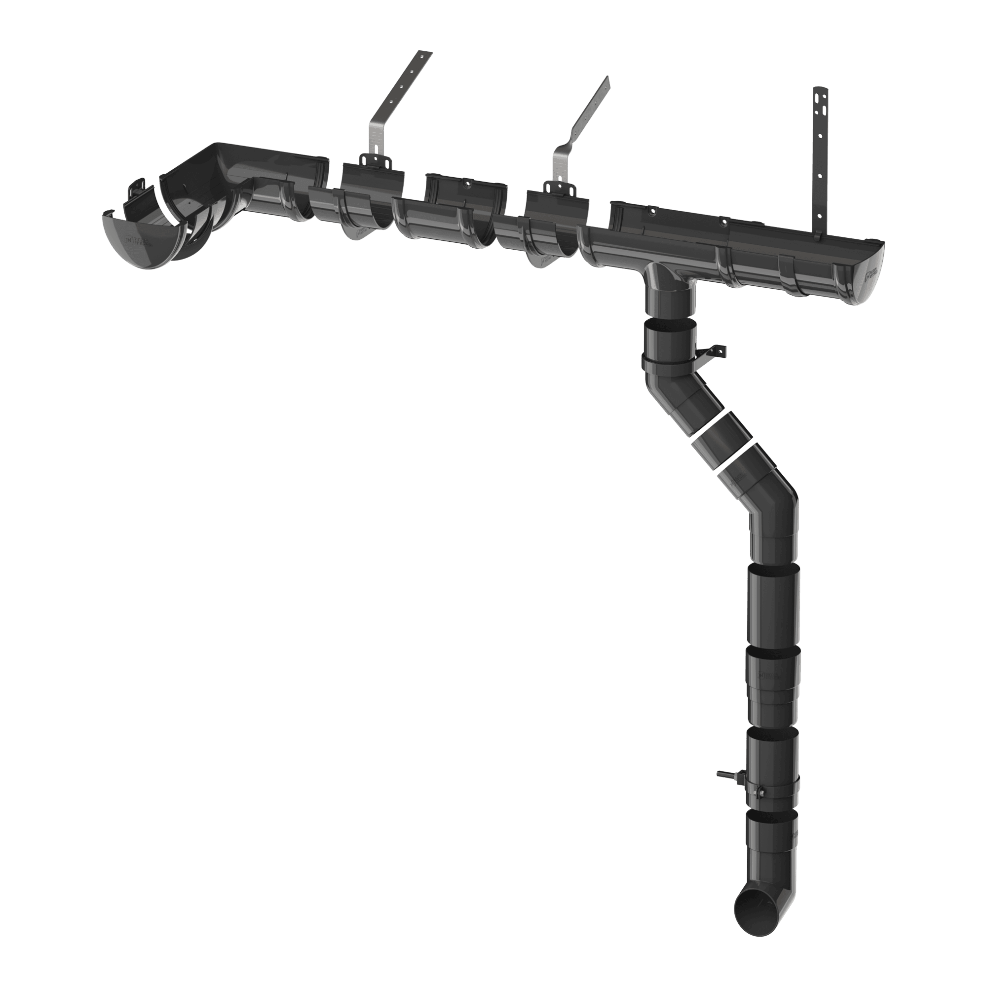 Пластиковая водосточная система ∅ 125/82 ТЕХНОНИКОЛЬ