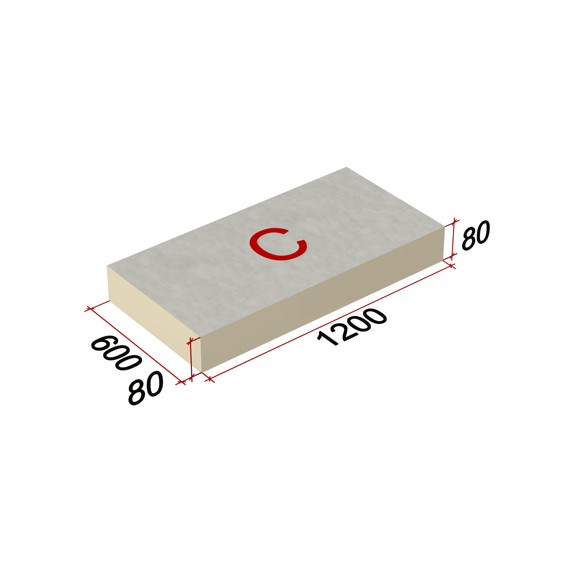 Плиты уклонообразующие теплоизоляционные PIR LOGICPIR SLOPE СХМ/СХМ 3,4%