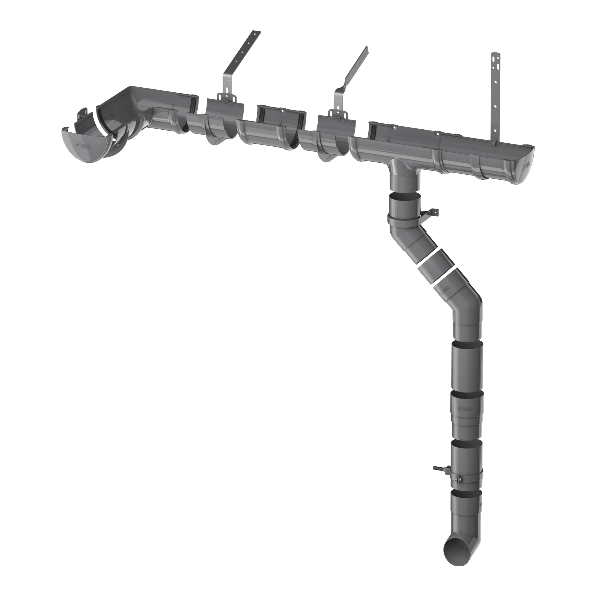 Пластиковая водосточная система ∅ 125/82 ТЕХНОНИКОЛЬ