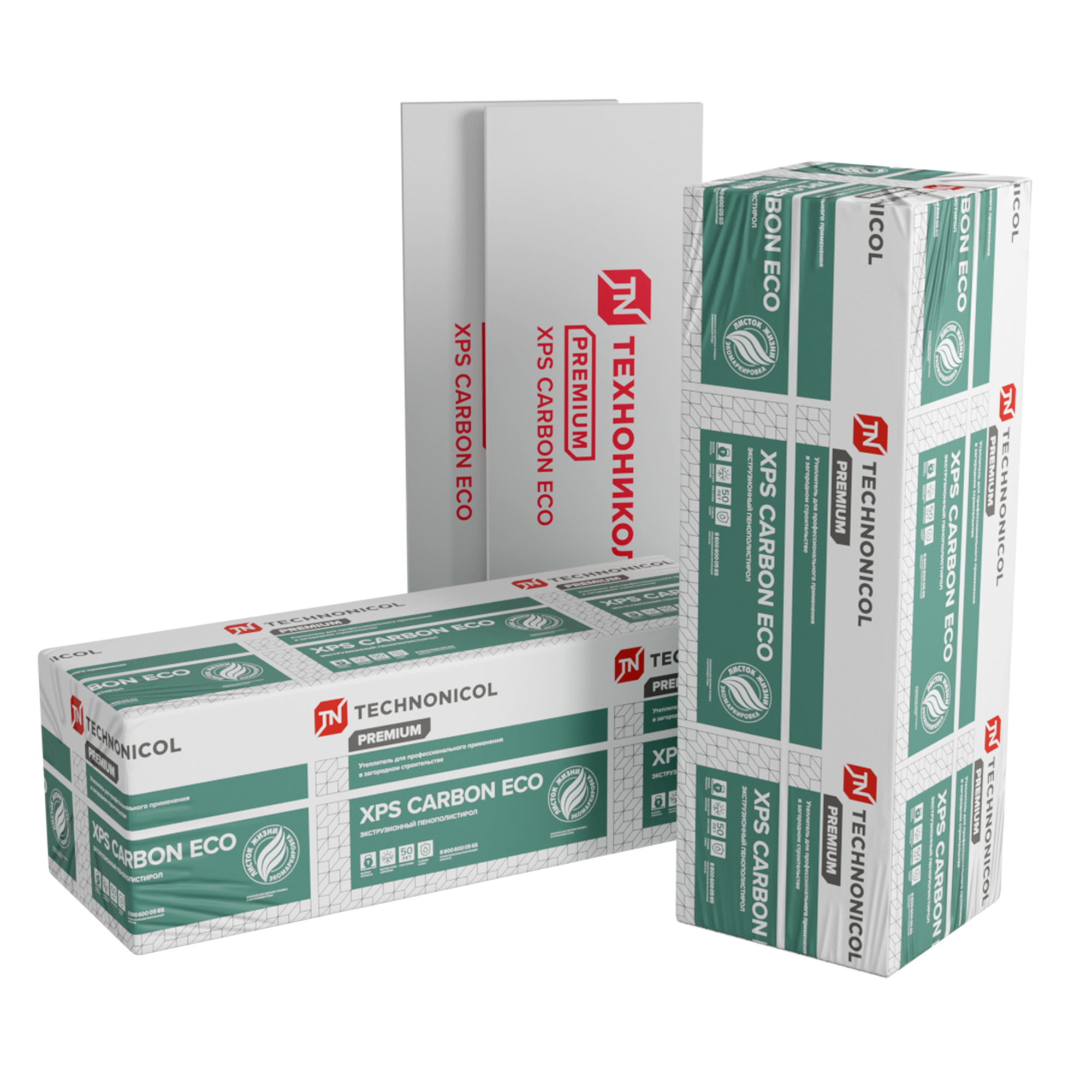 Экструзионный пенополистирол (XPS) CARBON ECO SP Light