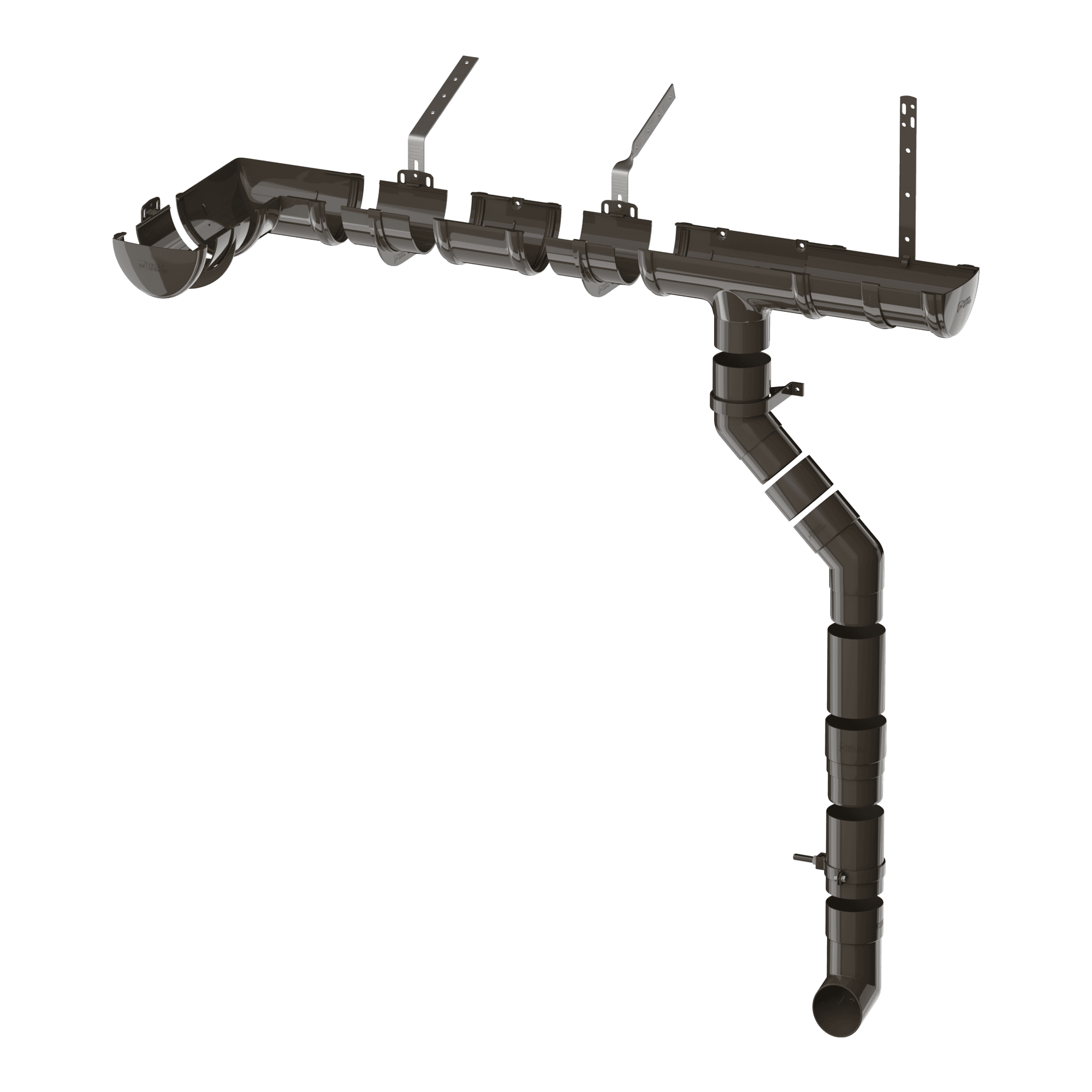 Пластиковая водосточная система ∅ 125/82 ТЕХНОНИКОЛЬ