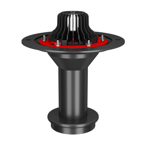 Воронка с обжимным металлическим фланцем с обогревом Ø110 мм ТЕХНОНИКОЛЬ