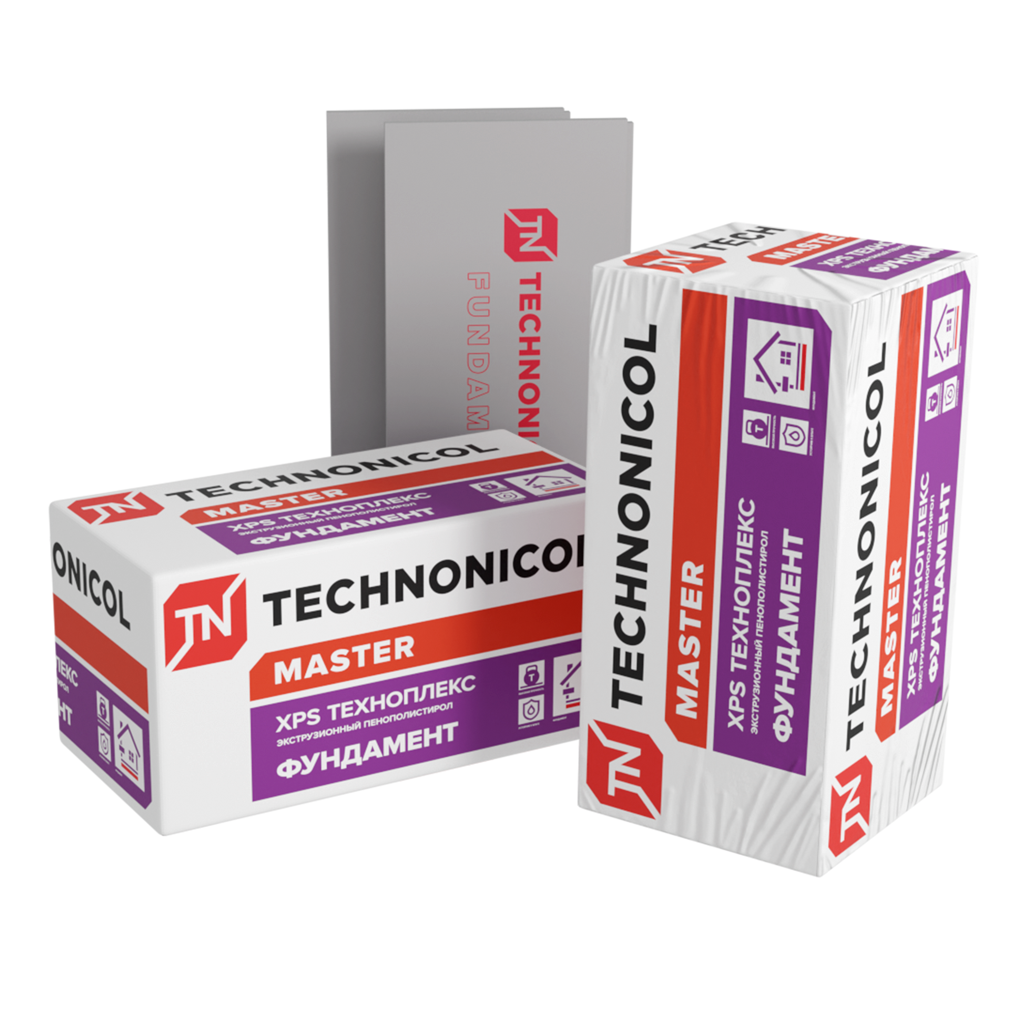 Экструзионный пенополистирол ( XPS) ТЕХНОПЛЕКС ФУНДАМЕНТ