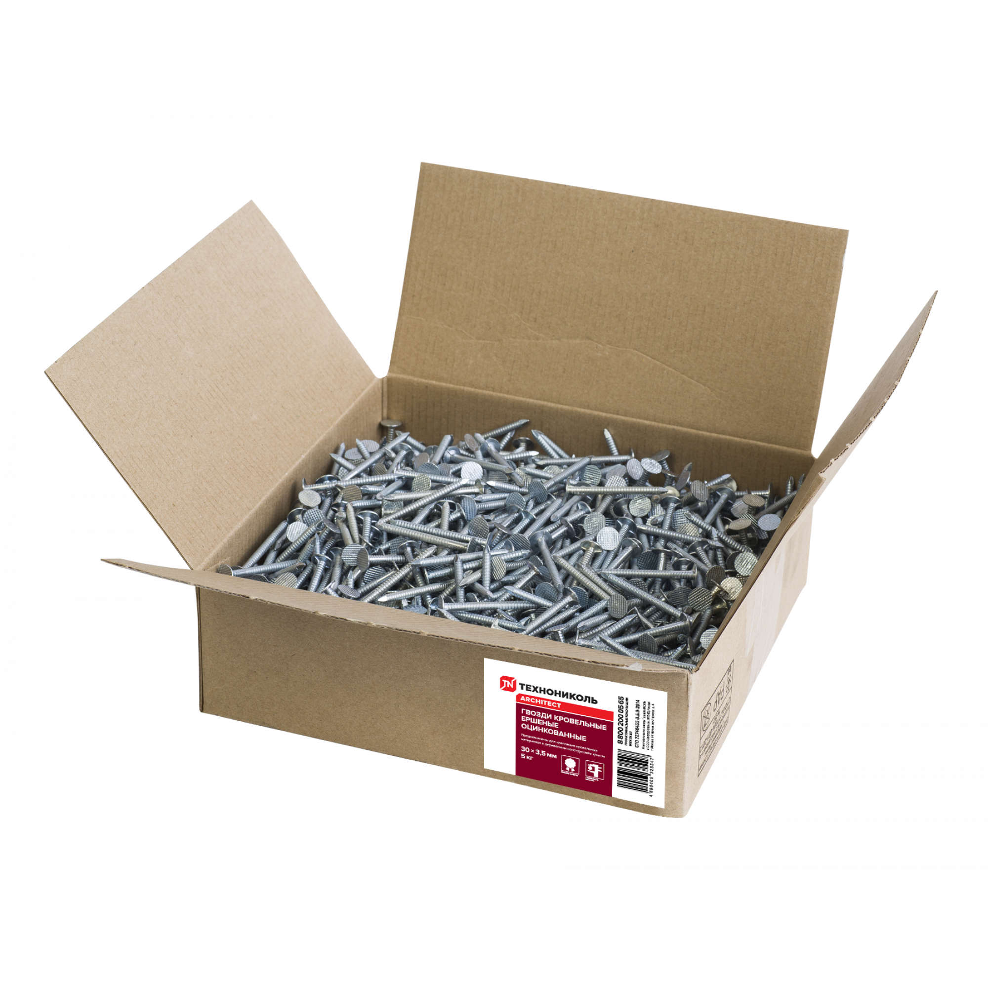 Ершенные гвозди оцинкованные ТЕХНОНИКОЛЬ